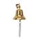 7.5" Gold Titanic Nautical Bell Wall Accent with Rope Pull
